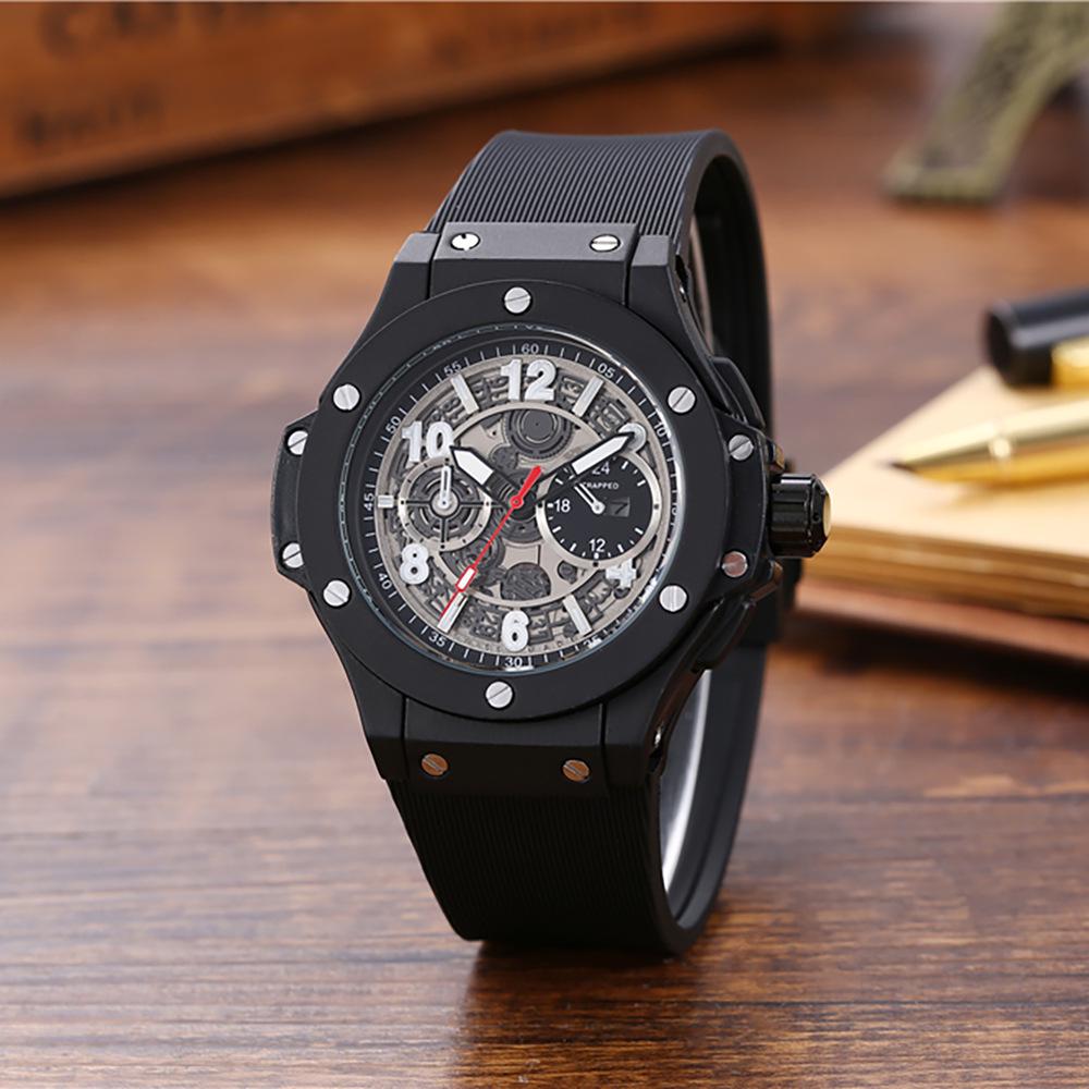 Richard Royal Oak Men's Quartz Watch with Silicone Strap - Casual Fashion