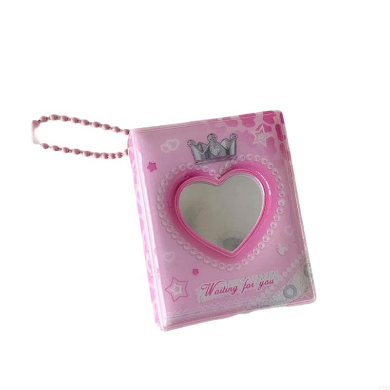 

62KD Miniature Photo Storage PVC Card Holders Organizers For IDs And Collectible Cards