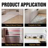 PVC Sill Gap Cover Edge Strip 15MM X 10FT Self-adhesive Floor Transition Strip Black