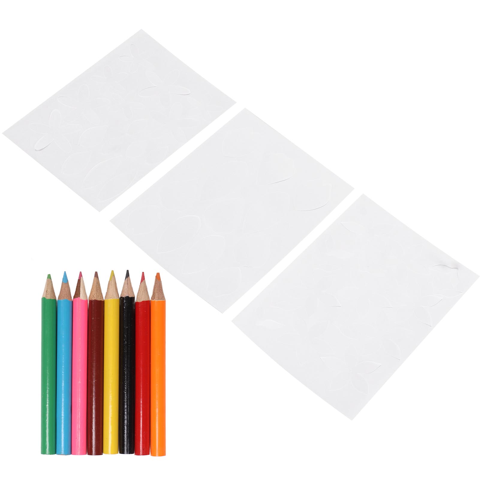 

Набор термоусадочных листов Разные узоры Термоусадочная пленка Бумага Отличный подарок для брелока Ювелирное изделие Закладка DIY