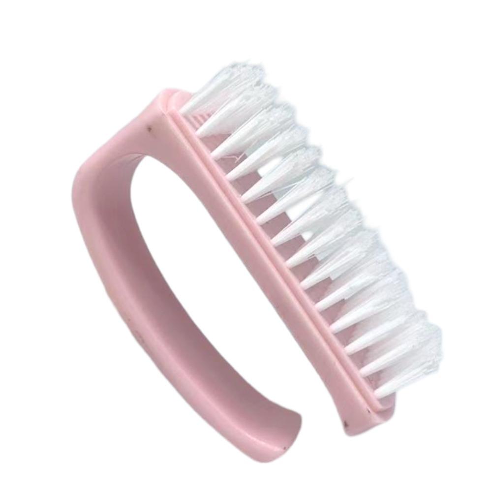 

Кисть для удаления пыли с ногтей, Кисть для ухода за ногтями, Щетка для скрабирования ногтей, Новая щетка для чистки ногтей, Уход за ногтями розовый