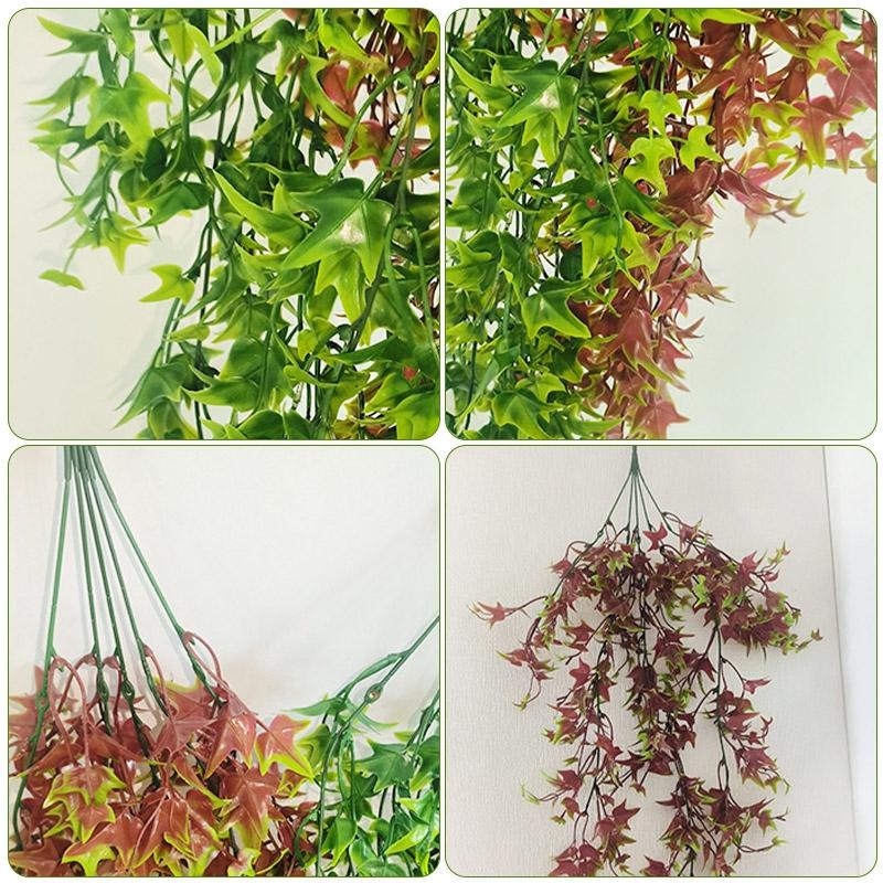 Outdoor Hanging Plants Balcony Flowers Home Garden Wedding Artificial UV Resistant Giant Plant Halloween Christmas Door Decor