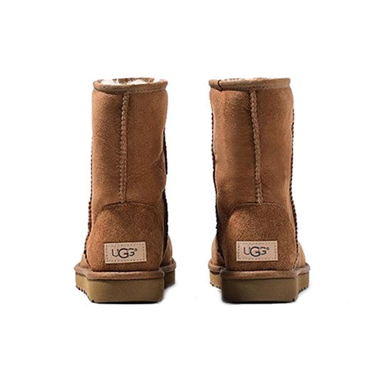UGG Womens Classic Short II 'Chestnut' (women's Sizes) Chestnut Snow Boots 1016223 CHE