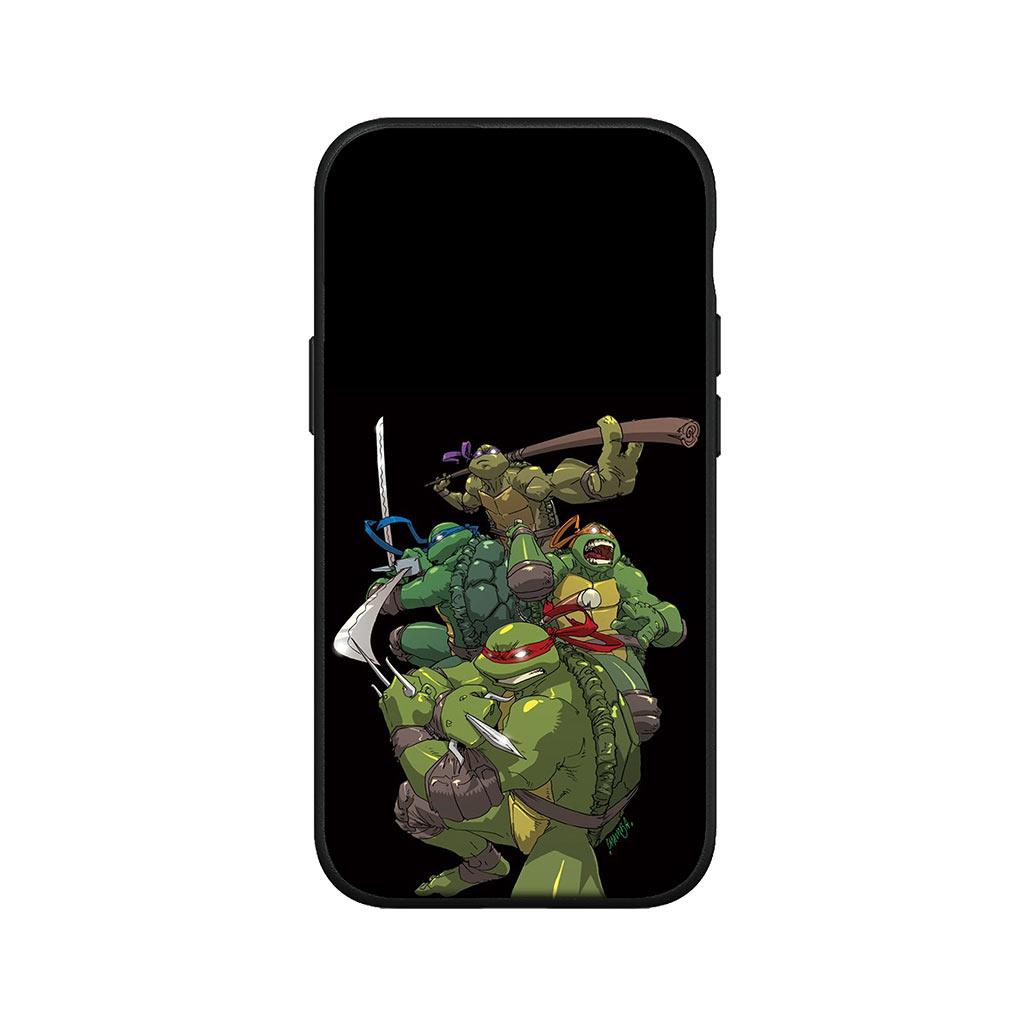 Custodia Cover per Telefono Anime Tartarughe Ninja per Apple iPhone 16 15 14 13 12 11 Pro Max 6 6S Plus + SE 15+ 16+ Custodia Morbida