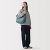 MUJI Rauchig Blau Wasserabweisend 2-Wege Ein Schultertasche, Unisex, Erwachsener, EFD40A6S,