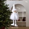 Angel Doll Ornaments Handmade Christmas Tree Ornaments Pendant Doll for Christmas Party New Year Wedding Decoration