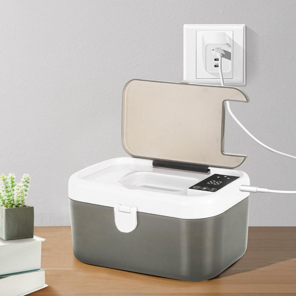 Baby Wipe Warmer Diaper Wipe Dispenser For Heating, Nursery, Road Trips, Camping, Versatile Business Care