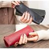 [Dom Teporna] Pen Case Slim Italian Leather Brown 190x40x55mm