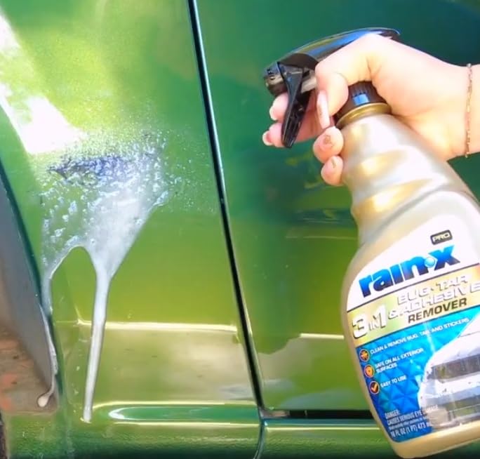 Pro Tar Additive Remover 473ml Powerfully removes sticky and tar Rain-X 3-in-1 Bug, & (620213) 3-in-1 - dirt, bugs, pitch,