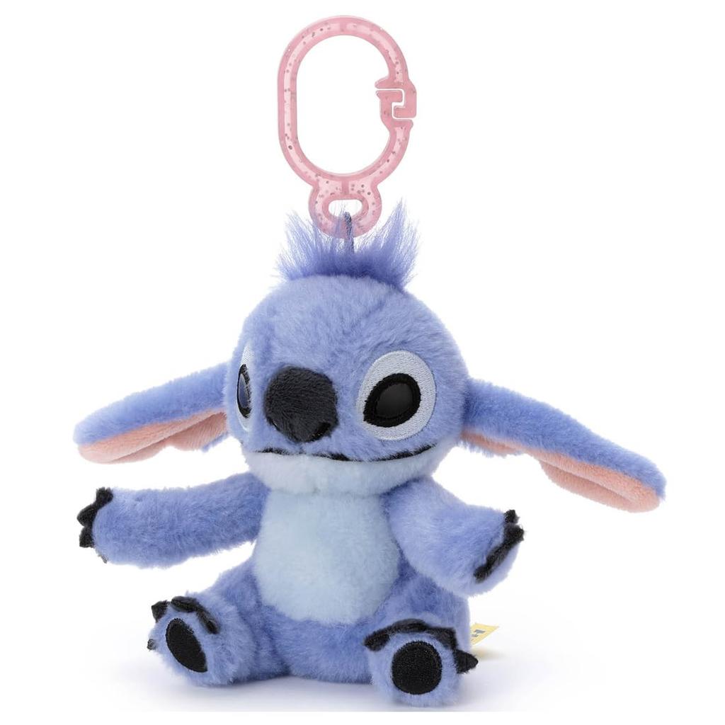 TAKARATOMY A.R.T.S Disney Character Live-Action Movie Lilo & Stitch Plastic Hook Mascot Stitch Plush Toy Approximately 11cm Tall