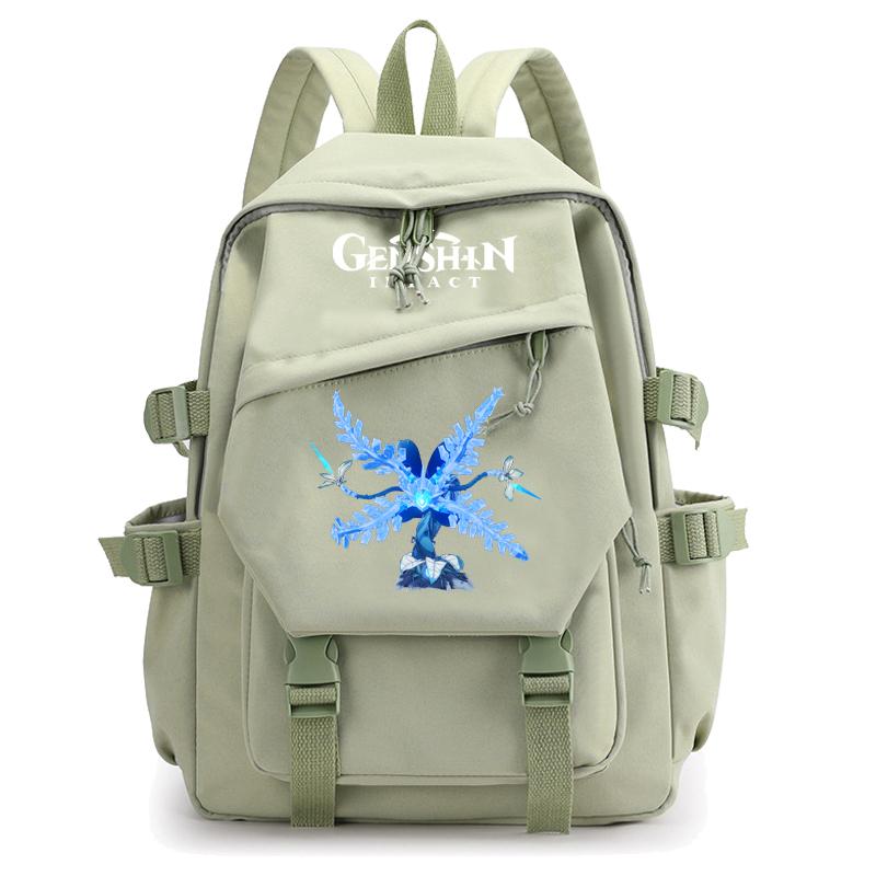 Anime Game Travel Backpack Printed Canvas Backpack for Boy Girl School Bag Students Women Large Capacity Bookbag Usb Charging Kids Gifts