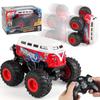 2.4G Remote Control Spray Stunt Car Light Music Bus Watch Induction Remote Control Car Boy Toy