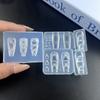 1/4Pcs 3D Snake Girl Nail Silicone Carving Mold Snake DIY Nail Decoration Art Nail Beauty Charm Silicone Nail Mold