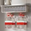 Large Capacity Retractable Hanging Basket Adjustable Spice Holder  Bathroom