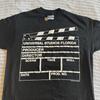 Vintage Universal Studios Florida Shirt mit Puffprint, schwarzes Film-T-Shirt - Herren Größe L