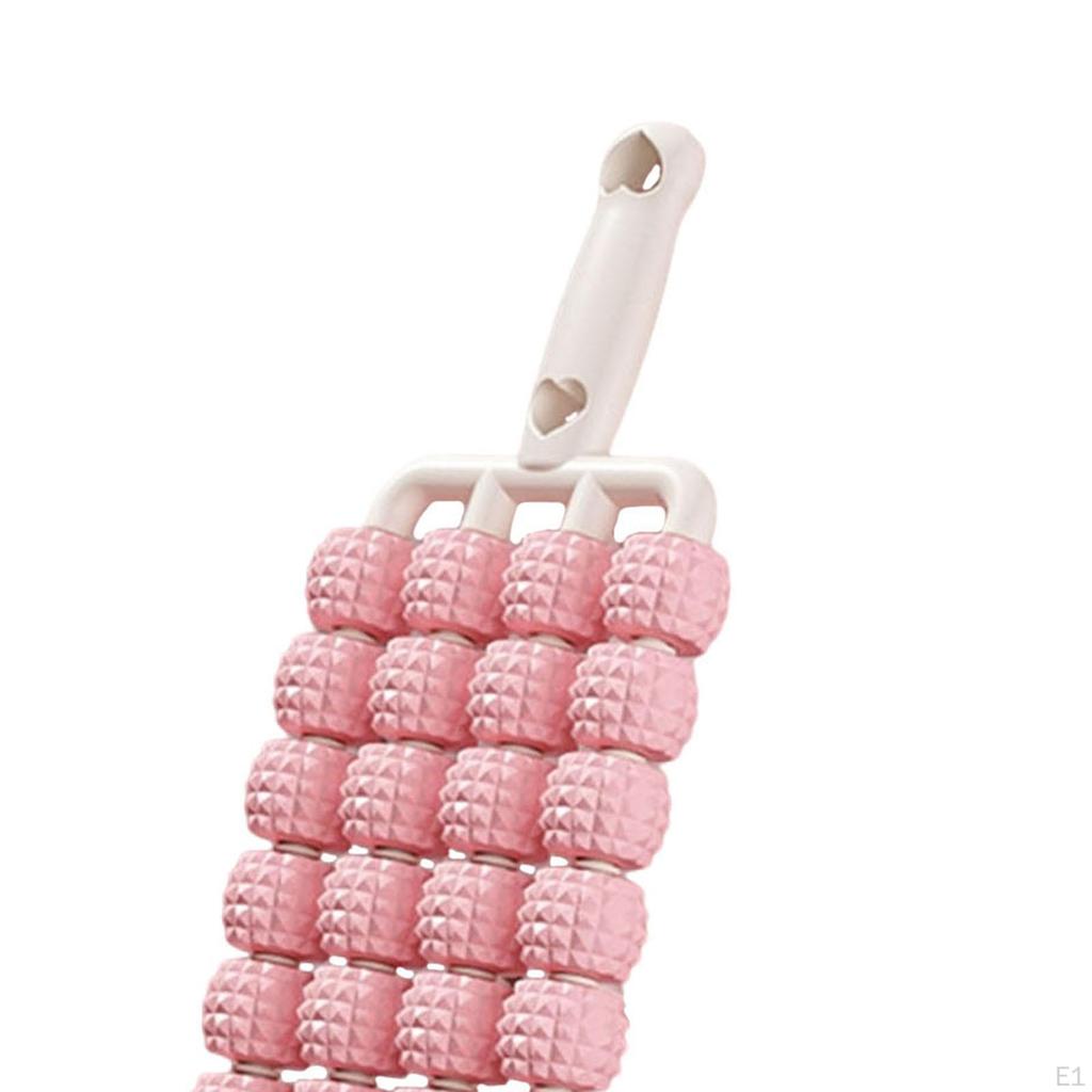 4 Row 32 Wheels Foldable Leg And Back Massage Roller for Back, Arms, Abdomen Thighs