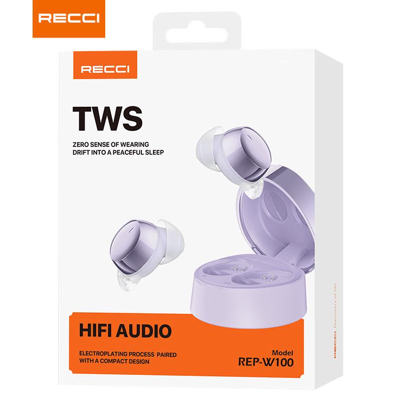 Recci REP-W100 Bluetooth 5.4 Wireless Earbuds