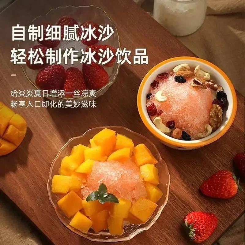 Hand Operated Small Shaved Ice Manual Ice Sander, Mein Mein Ice Crusher Blender