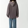 Unisex Pure Cotton Pullover Hoodie, Loose Fit, Solid Color - Trendy American Casual Sweatshirt