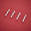 S925 Sterling Silver Twisted Tube Beads Bracelet & Necklace DIY Accessories