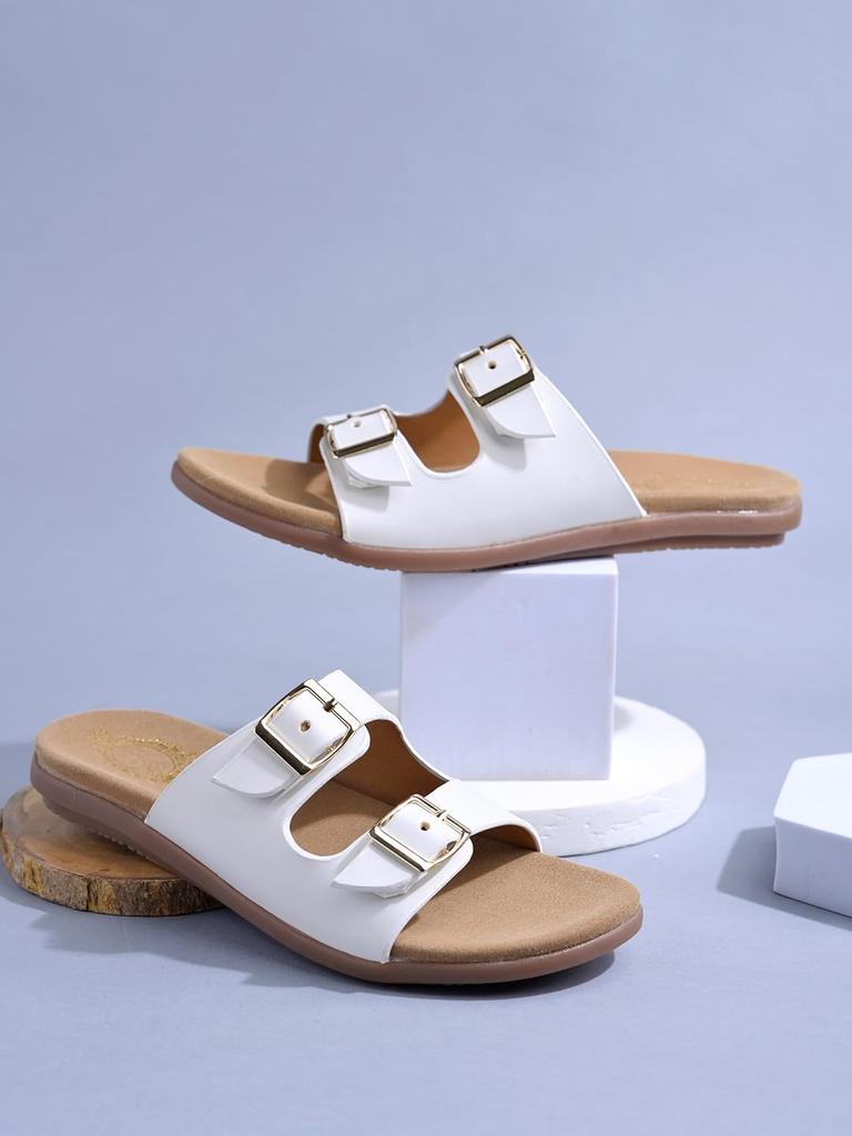 Shoetopia Women Premium Stylish Comfortable Casual Sandals | Lightweight Anti-Slip Sole Outdoor | Strong Grip Sole Durable Everyday Footwear