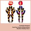 LED Car Reindeer Antlers & Nose Kit Reindeer Christmas Car Decoration Luminous Antlers Christmas Festival New Year Gifts