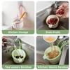 Press Dumping Waste Kitchen Sink Filter Strainer Openable Bottom Kitchen Waste Collector
