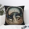 Cottagecore Nature Forest Garden Lover Mushroom Square Pillow Case Cushion Covers Awesome Zipper Decor Pillowcase for Home