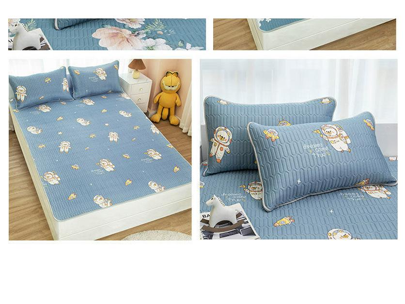Set of 2 Extra Large 48x74 Knitted Silk Pillowcases - Anti-Drool & Sweat-Proof for Adults