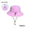 New Summer Waterproof Bucket Hat Men's Outdoor Fishing Mountaineering Hat Folding Storage Color Matching Sunshade Sun Protection Hat Children