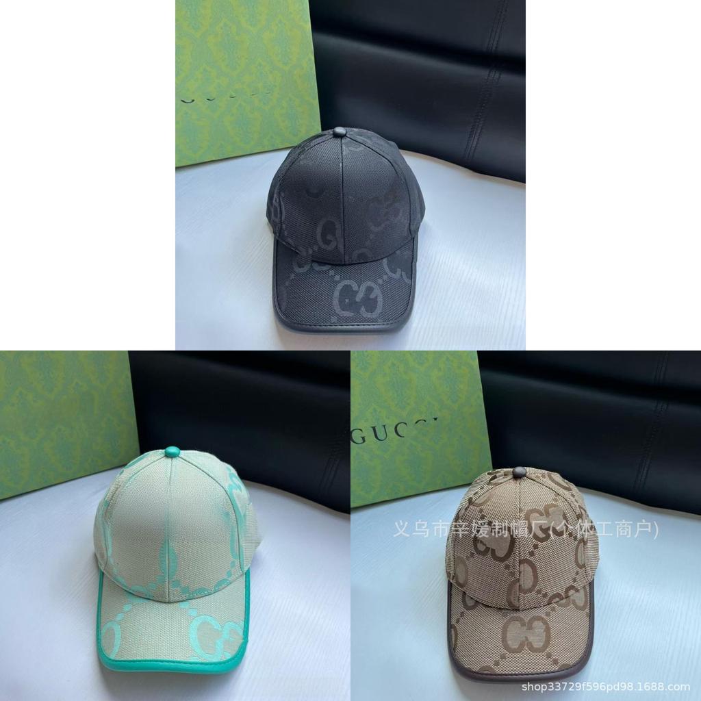 Cotton Baseball Cap With Large G Letter Logo For Fashionable Streetwear Spring