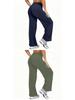 High-Waisted Wide-Leg Yoga Pants