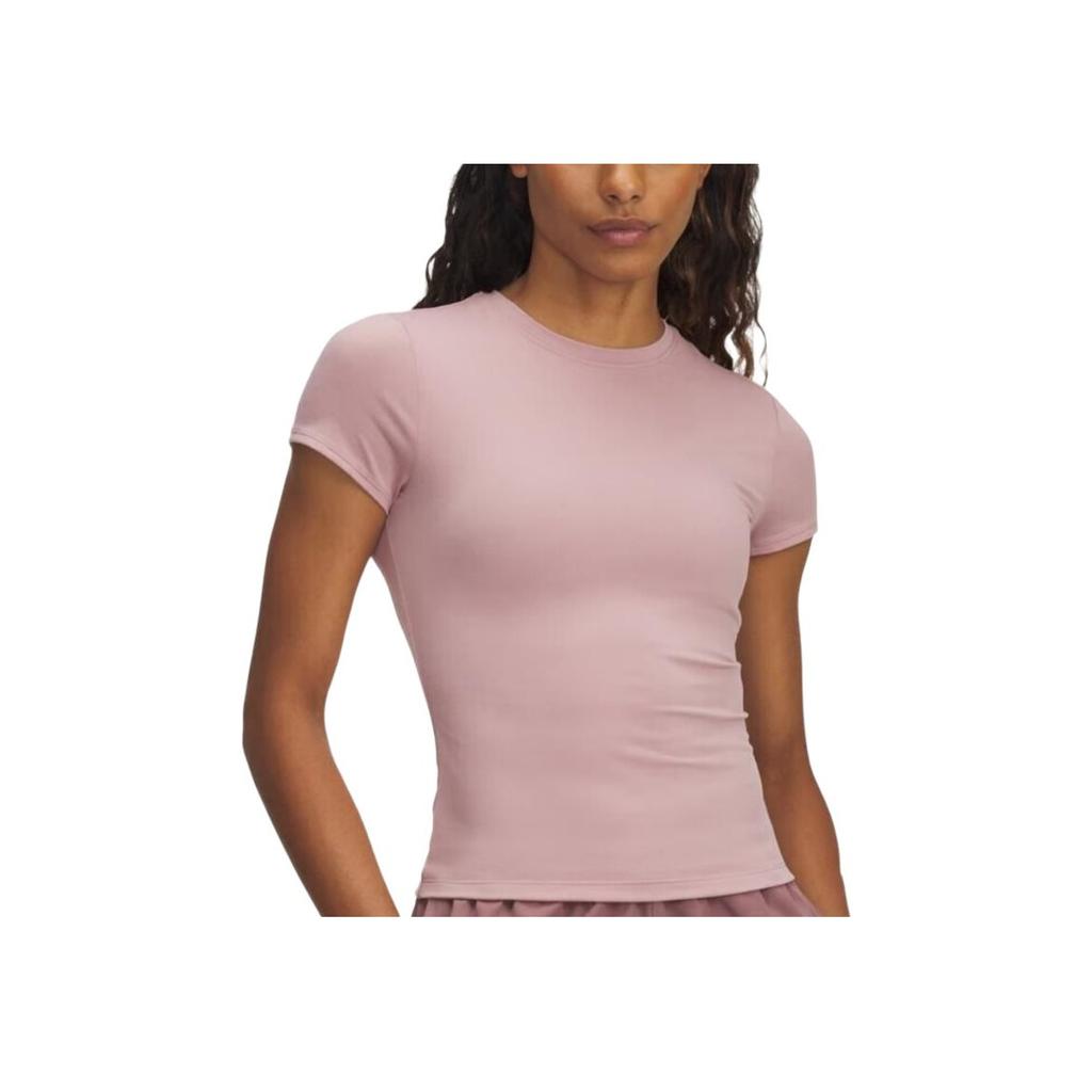 Under Armour Solid Color Comfortable Versatile Round Neck Breathable Short Sleeve T-Shirt Women tops 6000341-673