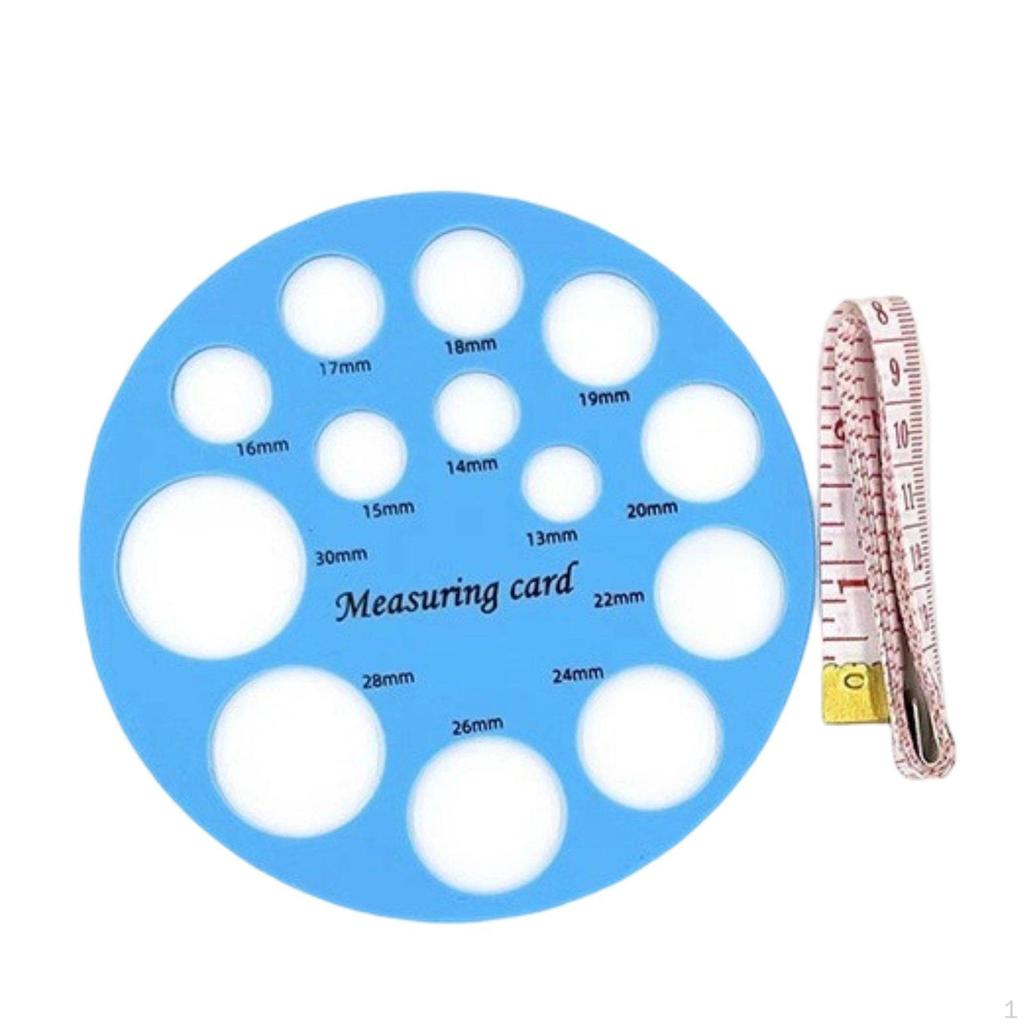 Flange Sizer Easy to Clean Nursing Measuring Ruler Soft & Flexible Silicone for