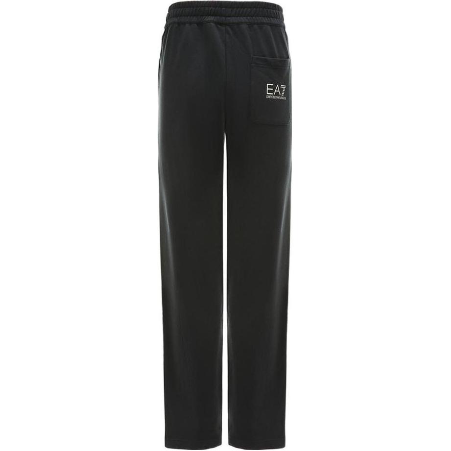 Emporio Armani FW22 EA7 Series Solid Color Logo Print Elastic Waist Straight Leg Sports Pants Men bottoms Black 8NPPC2-PJ05Z-0204