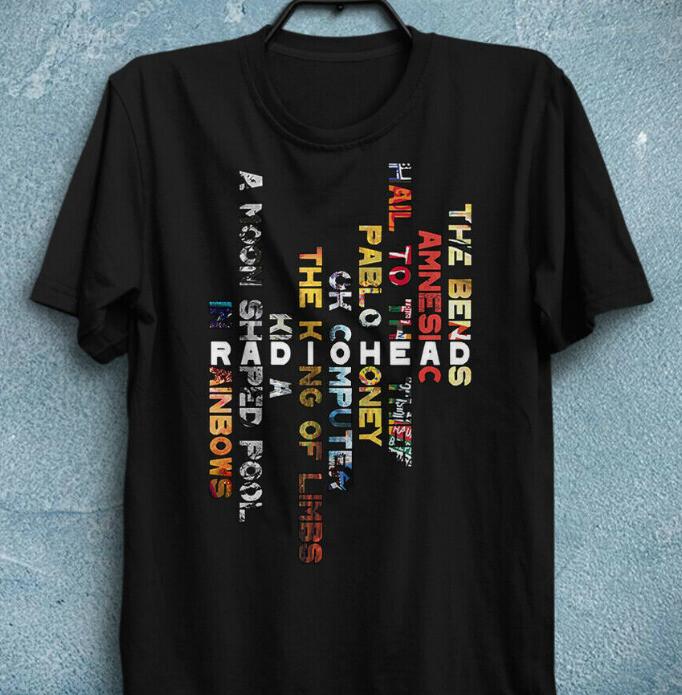 Футболка Radiohead In Rainbows Рождественский подарок Все размеры S-5XL Унисекс футболка XL