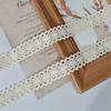 10Yards Beige Fabric Lace Trim Ribbon for Clothing Accessories Bows Ribbons DIY Decorative Ribbons for Fresh Flower Boxes