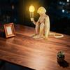 Gold Resin Table Lamp Light Home Office Modern Sculpture Desk Lamp Indoor Lighting Sitting Monkey Shape Environmentally Friendly