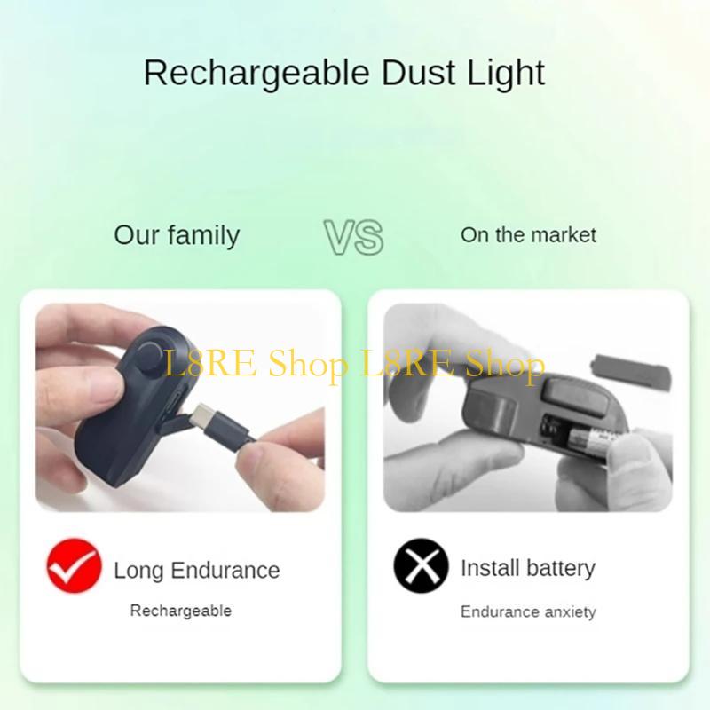 L8RE Dust Display LED Lamp Dust Detection Light Plastic Vacuum Cleaner Attachments China Mainland