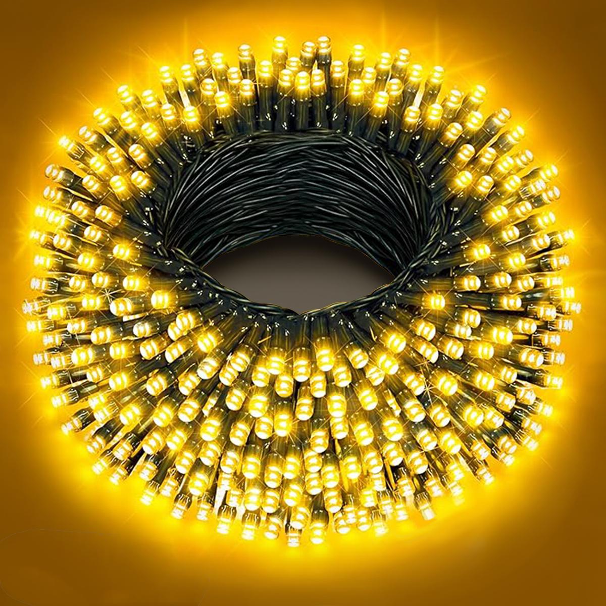 

Christmas Lights LED Fairy String Garden Light 8Mode Outdoor Garland Lawn Festoon Halloween Decor For Home Holiday New Year Lamp 10M&US Plug