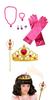 Barbie Pink Princess Carnival Costume Set with Gold Crown