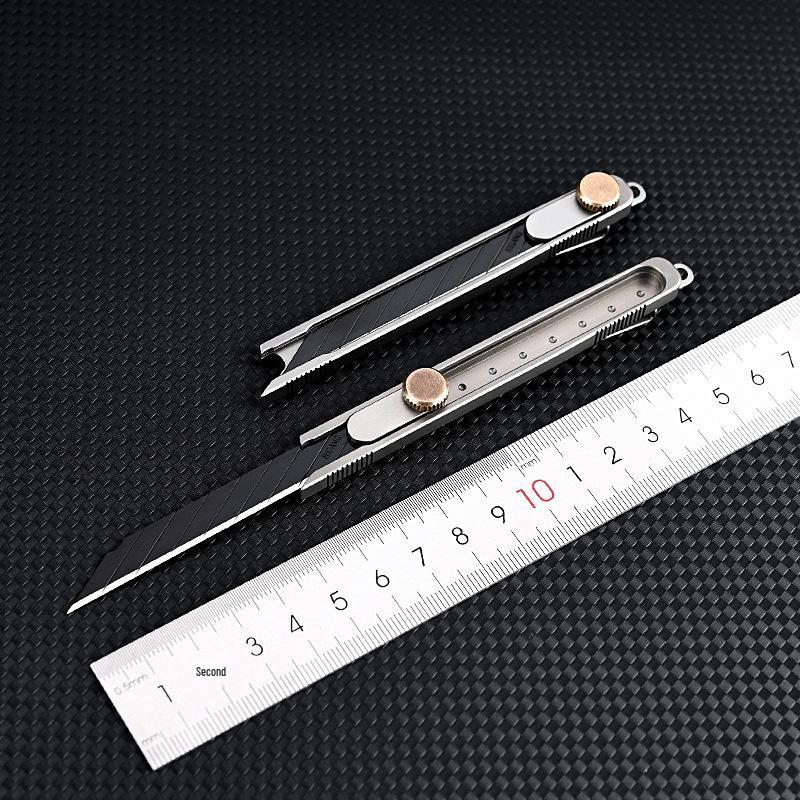 Titanium Alloy Utility Knife - Sharp Carving & Wallpaper Cutter for Office Supplies