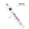 1pcs White Waterproof Cars Wheel Tire Oily Mark Pen Auto Rubber Tyre Paint Pen Cd Metal Permanent Paint Marker Graffiti Touch Up