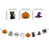 Halloween party decorations banners, ghost festival school shopping malls decorate spider charms and flags