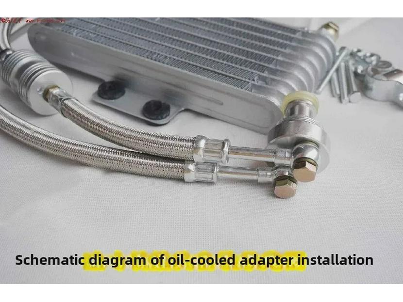 Motorcycle Off-Road Oil Cooler Radiator Pipe for CB CG Kymco Sanyang T1 Qianlong