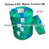 Colored Transparent PVC Heat Shrink Tubing, 43mm Width X 28mm Diameter, Battery Skin Case Protection.