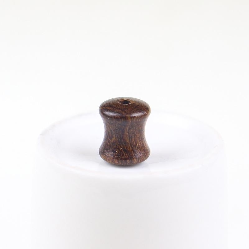 Golden Sandalwood Bamboo-Style Beads 8x10MM for DIY Bracelets – Handmade Jewelry Material Pack for Students and Children