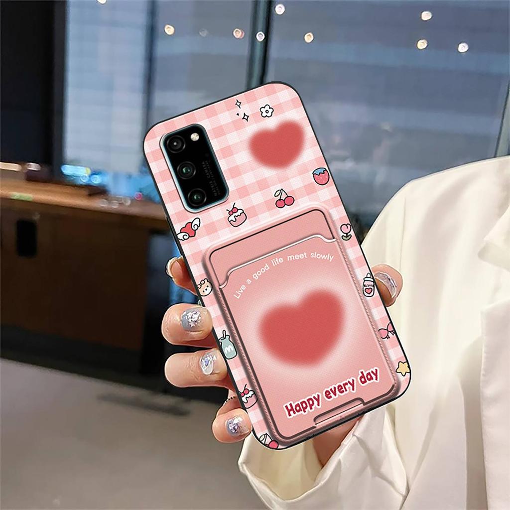 Card bag Anti-knock Phone Case For Huawei Honor V30 Pro/View 30 Pro Back Cover Anti-dust Dirt-resistant Cute Shockproof