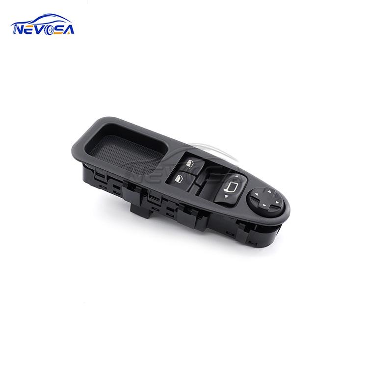 The 6554.ZH Electric Window Switch is designed for Citroen, Fiat, and Peugeot power windows.