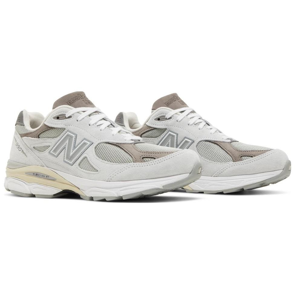 YCMC X New Balance 990v3 Made In USA Nimbus Cloud Unisex Sneakers Grey Kool-Grey Marblehead M990SC3